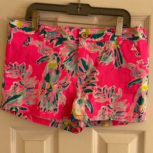 Lilly Pulitzer girls shorts size 14 EUC adjustable waist.